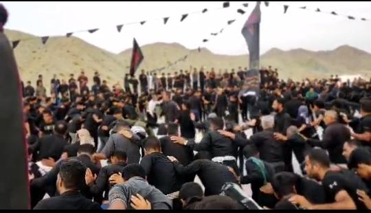 تجمع عزاداران حسینی در شهرستان بشاگرد