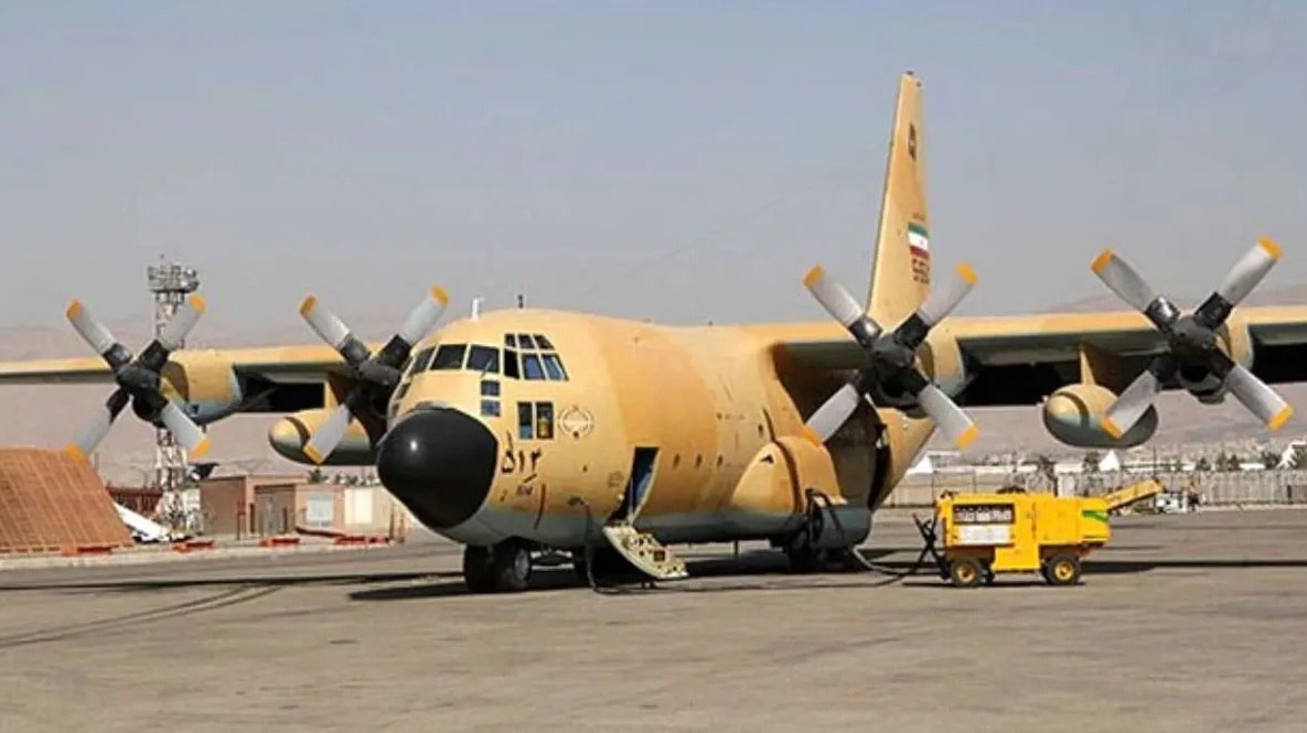 هواپیمای C-130 نیروی هوایی ارتش در اختیار اورژانس کرمان